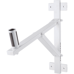 Support mural blanc pour enceinte