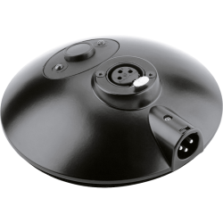 Socle micro de table avec bouton poussoir