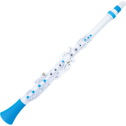 Clarinette ABS blanche et bleue