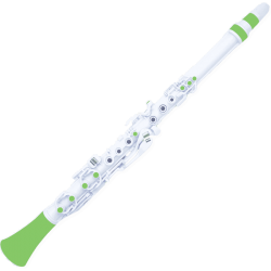 Clarinette ABS blanche et verte