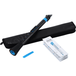 Clarinette d'éveil ABS noire et bleue