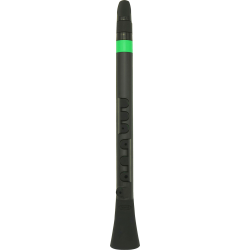 Clarinette d'éveil ABS noire et verte