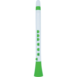 Clarinette d'éveil ABS blanche et verte