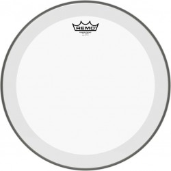 Peau Powerstroke 4 transparente 16\" avec double pli pour Tom sur pieds