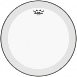 Peau Powerstroke 4 transparente 18\" avec double pli pour Tom sur pieds