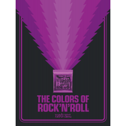 Poster colors of rock'n roll power slinky
