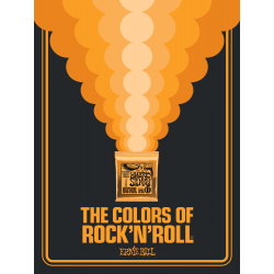 Poster colors of rock'n roll hybrid slinky