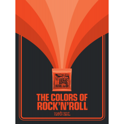 Poster colors of rock'n roll slinky top heavy bottom