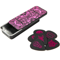 Boîte de 6 médiators I Love Dust Magenta
