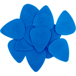 Mediators nylon sachet de 12 bleu clair 0,53mm