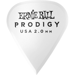 Médiators prodigy sachet de 6 blanc affûté 2mm