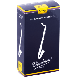 Anches clarinette alto Traditionnelles force 2,5