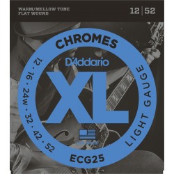 Cordes Electrique ECG25 12-52 D'Addario