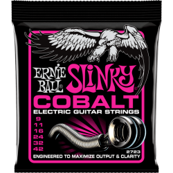 Cordes Electrique Cobalt Super Slinky 9-42 Ernie Ball