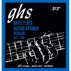 Cordes Guitare électrique Brite Flats  Regular 12-54 GHS