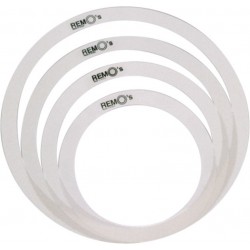 Rem-o-ring set 4 pieces 1x10\", 1x12\" + 2x14\" pour Tom/ Caisse claire