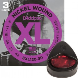 D'Addario EXL120-3DHOLD