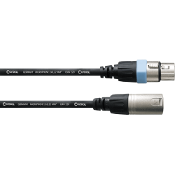 Câble micro XLR m/f 5 m Cordial