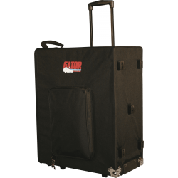 Ampli guitare en bois pour combo 2 x 12" sur roulettes