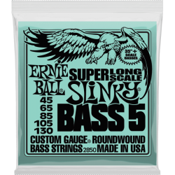 Slinky nickel wound slinky super long scale 5 cordes 45-130