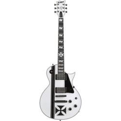 Signature James Hetfield Ironcross snow white