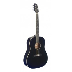 Guitare dreadnought Slope Shoulder, noire