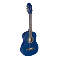 Guitare classique 1/4 bleue avec table en tilleul