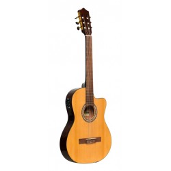 Guitare classique électro-acoustique pan coupé SCL60 avec EQ 4 bandes de B-Band, couleur naturelle