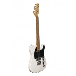 Guitare electrique Vintage série -T SET-PLUS Blanc