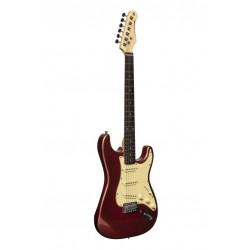 Guitare électrique serie STD-S 30 car red Stagg