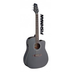 Guitare électro-acoustique, dreadnought pan coupé, avec EQ Fishman