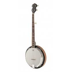 Banjo Bluegrass Deluxe 5-cordes avec corps en métal, modèle gaucher
