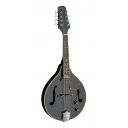 Mandoline bluegrass électro-acoustique noire avec table en nato