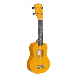 Ukulele soprano avec housse en nylon noir