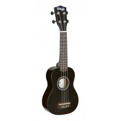 Ukulele soprano avec housse en nylon noir