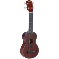 Ukulele soprano traditionnel avec table en nato et motif \"fleurs\"