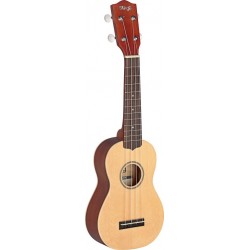 Ukulele soprano traditionnel avec table en épicéa massif