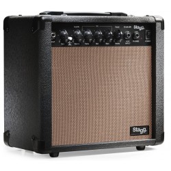 Amplificateur acoustique avec réverbération numérique, 15 watts