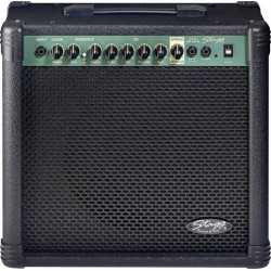 Ampli guitare 40 W RMS, 2 canaux, avec réverbe à ressort