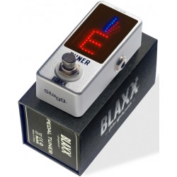 Pédale accordeur chromatique automatique BLAXX pour guitare, basse et autres instruments