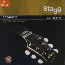 Jeu de cordes phosphor-bronze pour guitare acoustique