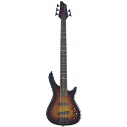 Guitare basse électrique \"Fusion\", 5 cordes