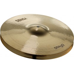 Paire de cymbales SENSA Brillant, pour Charleston - Hi-Hat Medium 13\"