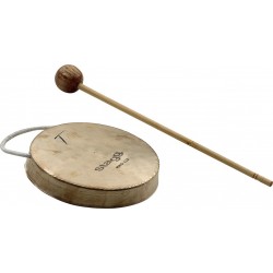 Mini gong, modèle \"Lune\" avec mailloche