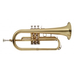 Bugle en Sib, avec corps en laiton, perce M et étui souple