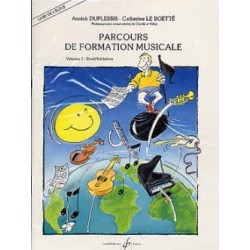 PARCOURS DE FORMATION MUSICALE VOL 1 ELEVE EVEIL INITIATION + 2 CD