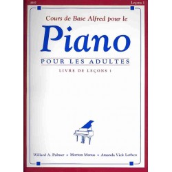 Cours de base Alfred pour les adultes - Livre de leçons 1