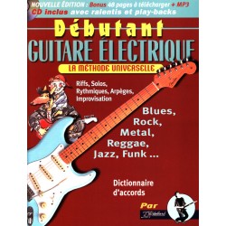 MÉTHODE DÉBUTANT GUITARE ÉLECTRIQUE avec CD