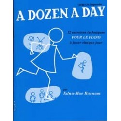 Dozen a day Préparatoire livre 1 (bleu) sans CD de Edna Mae Burnam
