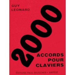 2000 Accords pour clavier de  LEONARD Guy